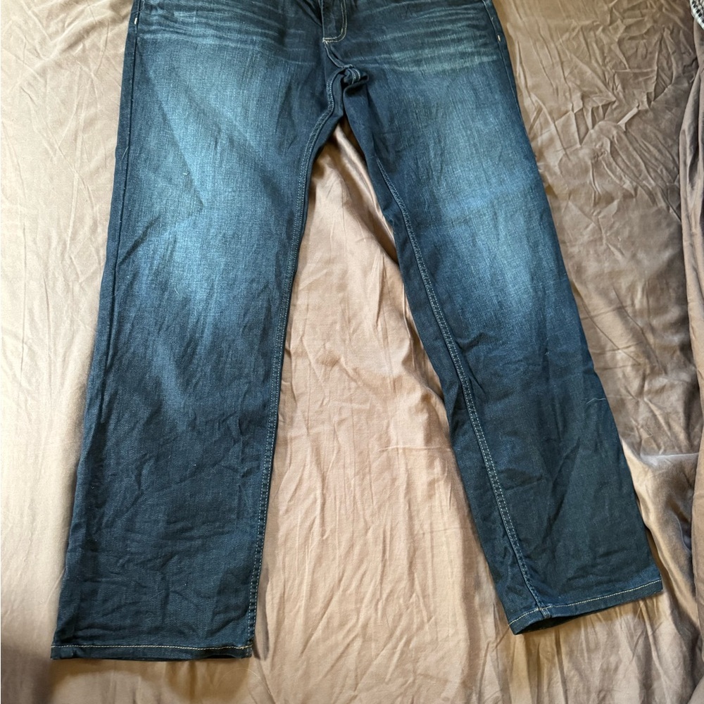 Silver Jeans Men's Dark Blue Straight Jeans